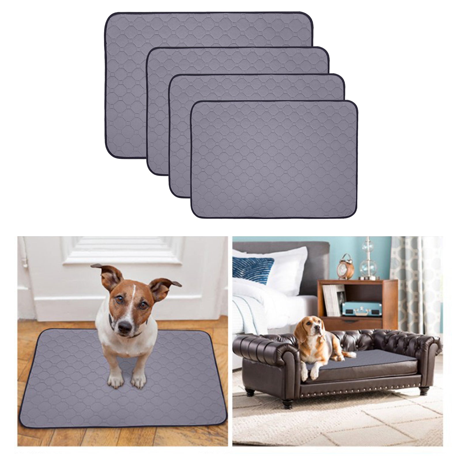 Fast Absorbent Reusable Washable Pet Training Pads Pee Pad Urine Mat S