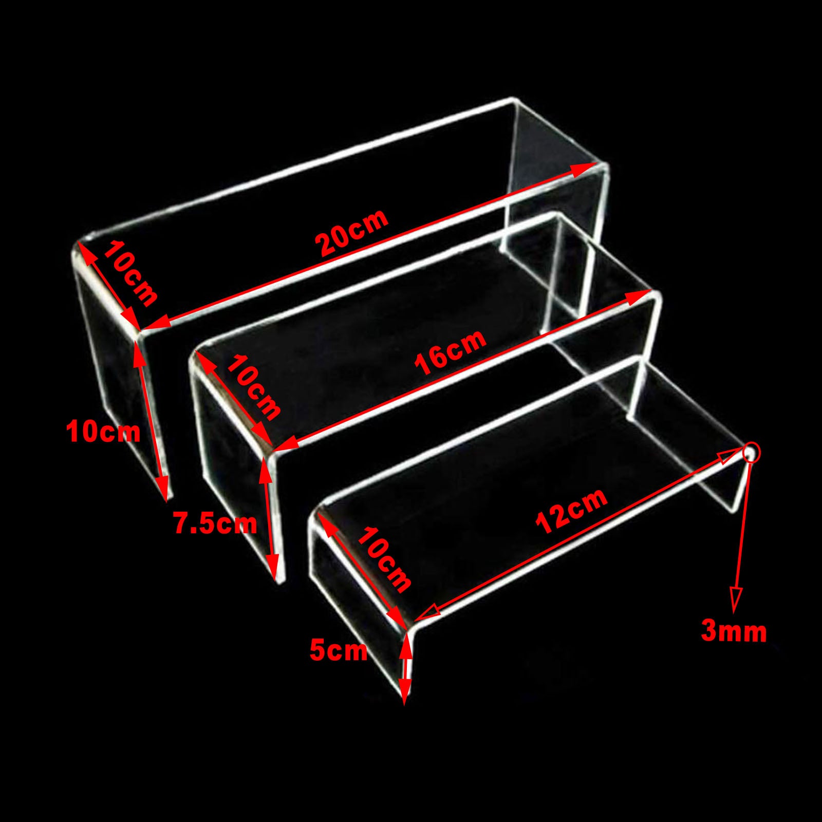 Display Riser Perfume Cars Action Figure Toys Table Rack 12cm 16cm 20cm