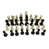 Standard Plastic Chess Pieces Set Plastic Portable Chess Game 95mm King