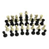 Standard Plastic Chess Pieces Set Plastic Portable Chess Game 95mm King