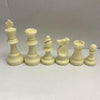 Standard Plastic Chess Pieces Set Plastic Portable Chess Game 95mm King