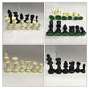 Standard Plastic Chess Pieces Set Plastic Portable Chess Game 95mm King