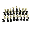 Standard Plastic Chess Pieces Set Plastic Portable Chess Game 95mm King