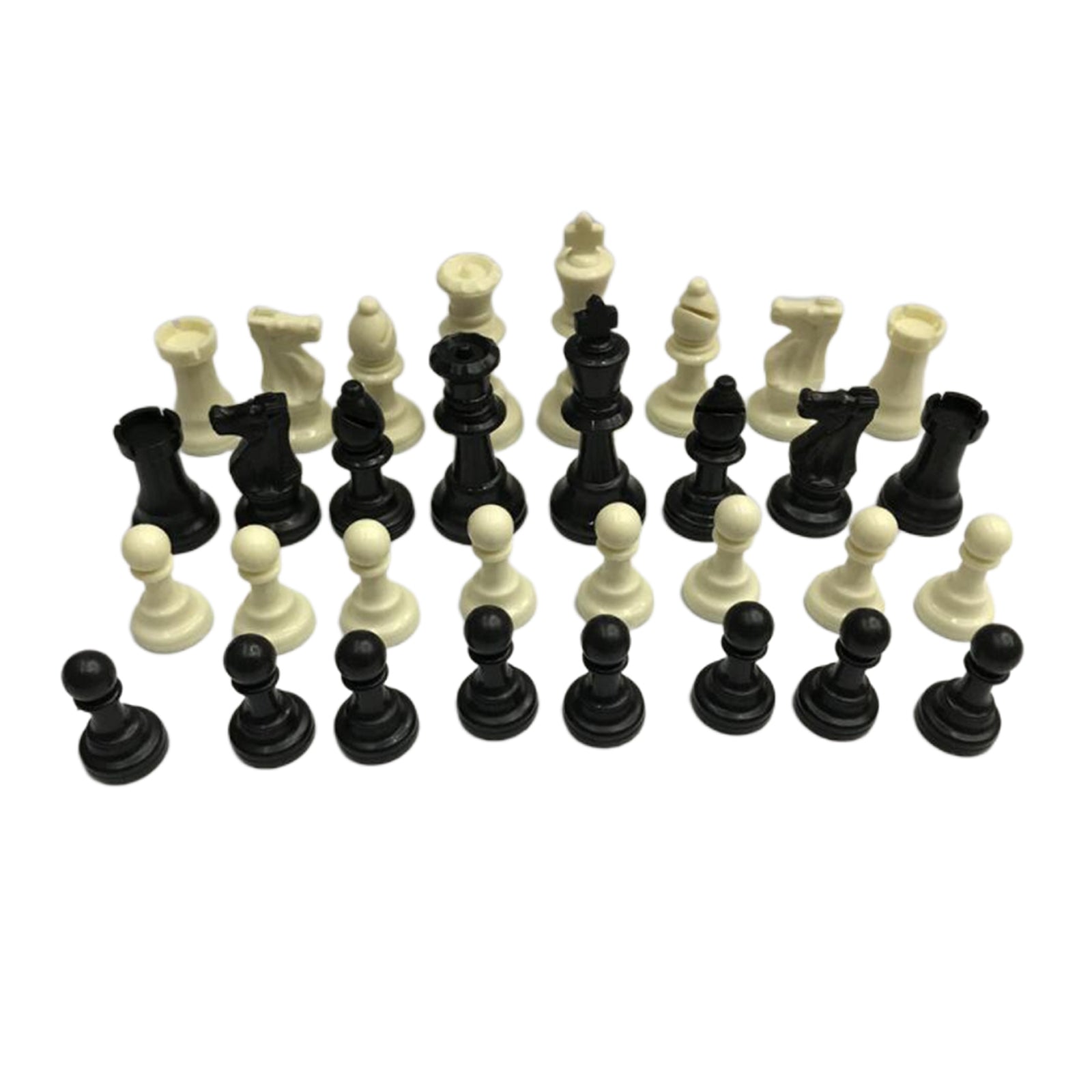 Standard Chess Pieces Set Board Game 64mm King for Adult Children No Board