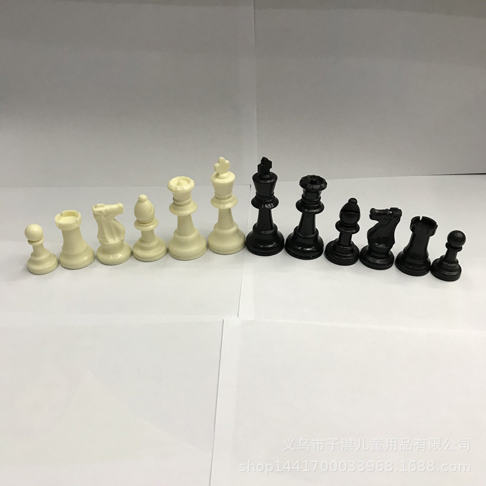 Standard Chess Pieces Set Board Game 64mm King for Adult Children No Board