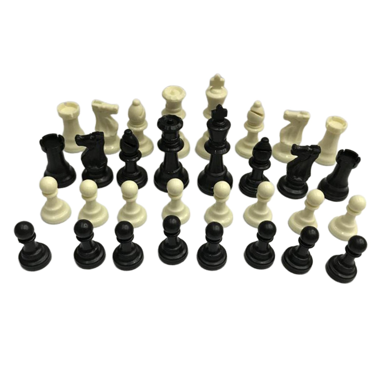 Standard Chess Pieces Set Board Game 64mm King for Adult Children No Board