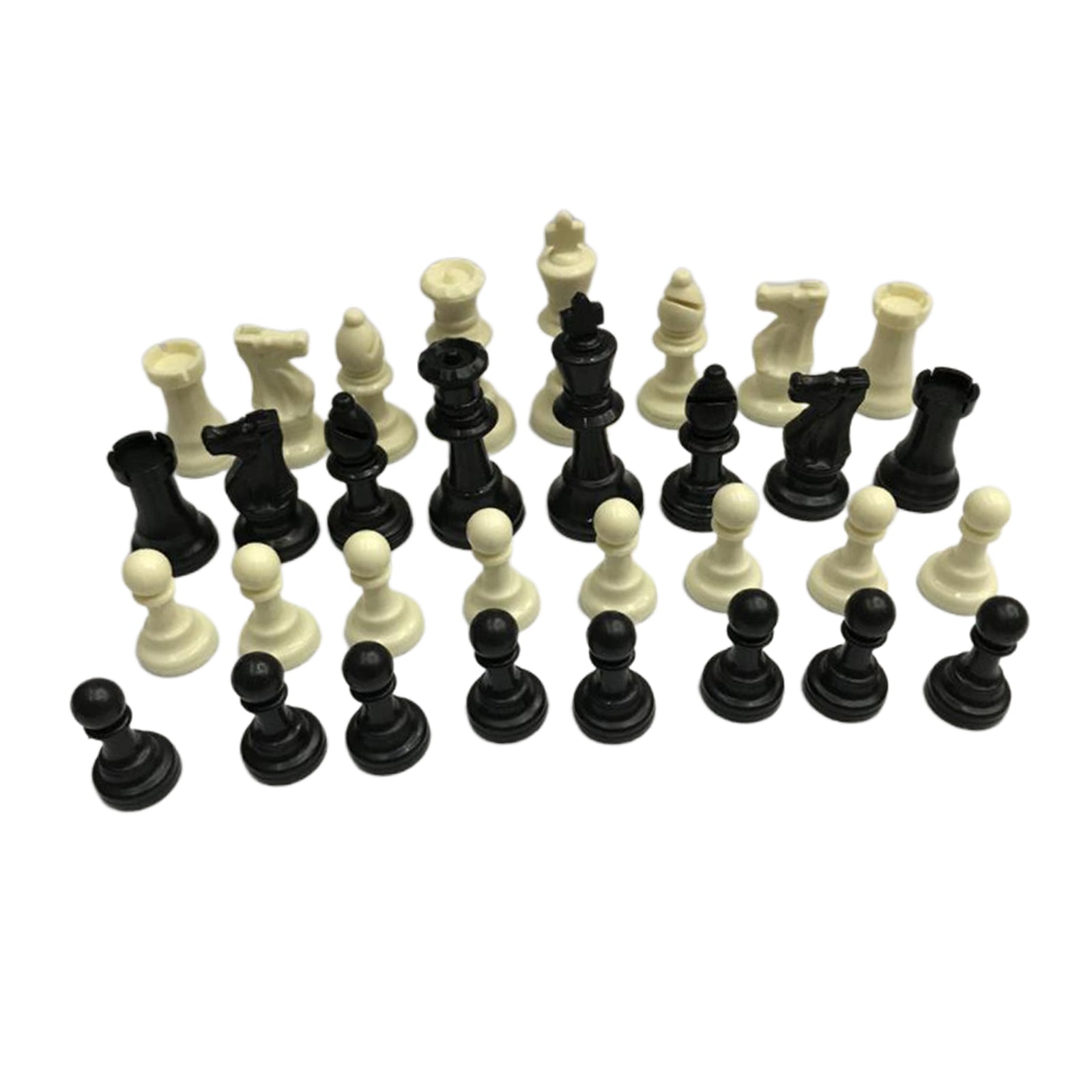 Standard Chess Pieces Set Board Game 64mm King for Adult Children No Board