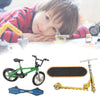 Mini Finger Toys Set Skateboards Finger Bikes Scooter Tiny Swing Board B