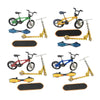 Mini Finger Toys Set Skateboards Finger Bikes Scooter Tiny Swing Board A