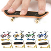 Mini Finger Toys Set Skateboards Finger Bikes Scooter Tiny Swing Board A