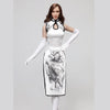 Load image into Gallery viewer, 1/6 Girls Action Figure Cheongsam Suit for HT Toys 12&quot; Doll Body Dress-Up white
