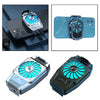 Compact Cooling Fan Phone Radiator Cooler Lives Watch Videos Plug in_Silver