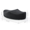 Memory Foam Orthopedic Tailbone Seat Cushion for Wheechair Car Chair Black