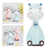 Eyeglass Display Holder Stand Home Office Decor Ornaments Gifts Hippo