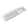 Round Keycaps Double Shot PBT Gaming Keyboard Retro  white