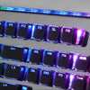 Pudding Keycaps for Mechanical Keyboards Full 108 Key Set  black