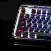 Pudding Keycaps for Mechanical Keyboards Full 108 Key Set  black