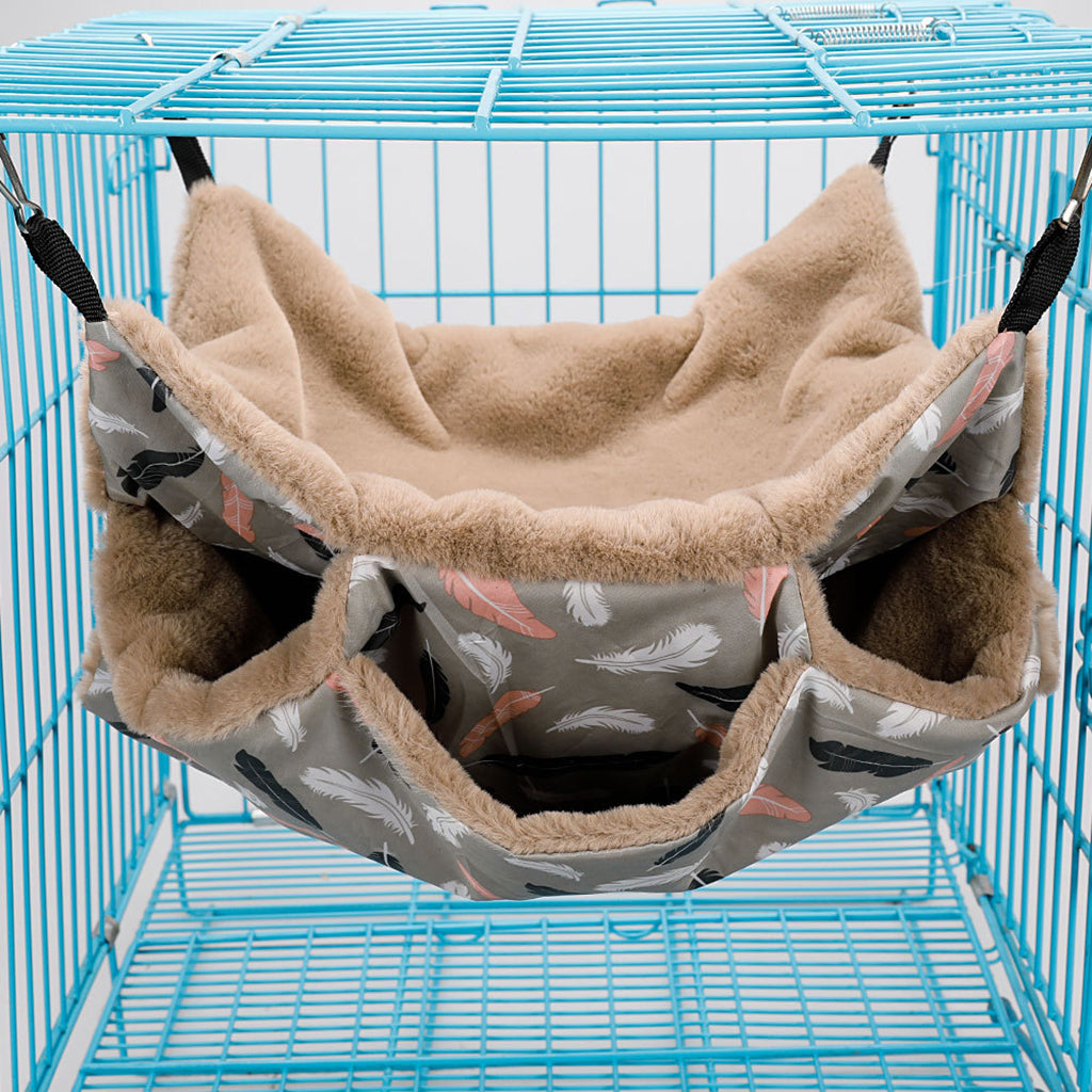 Pet Hammock Birds Hamster Squirrel Toys Guinea Pig Rat Cage Nest Hanging Bed