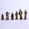 Resin Chess Set Roman Chess Pieces Games Travel for Kids and Adults