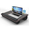 Lap Desk Comfortable Lazy Computer Laptop Table with Wrist Rest Gray