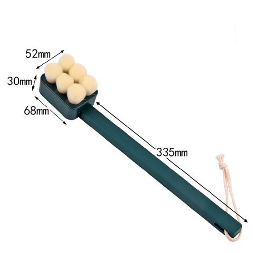 Bath Body Brush Long Handle Shower Brush Dry Brush for Shower  Dark Green