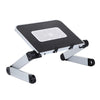 Foldable Laptop Stand Height Adjustable Notebook Holder Black with Heatsink