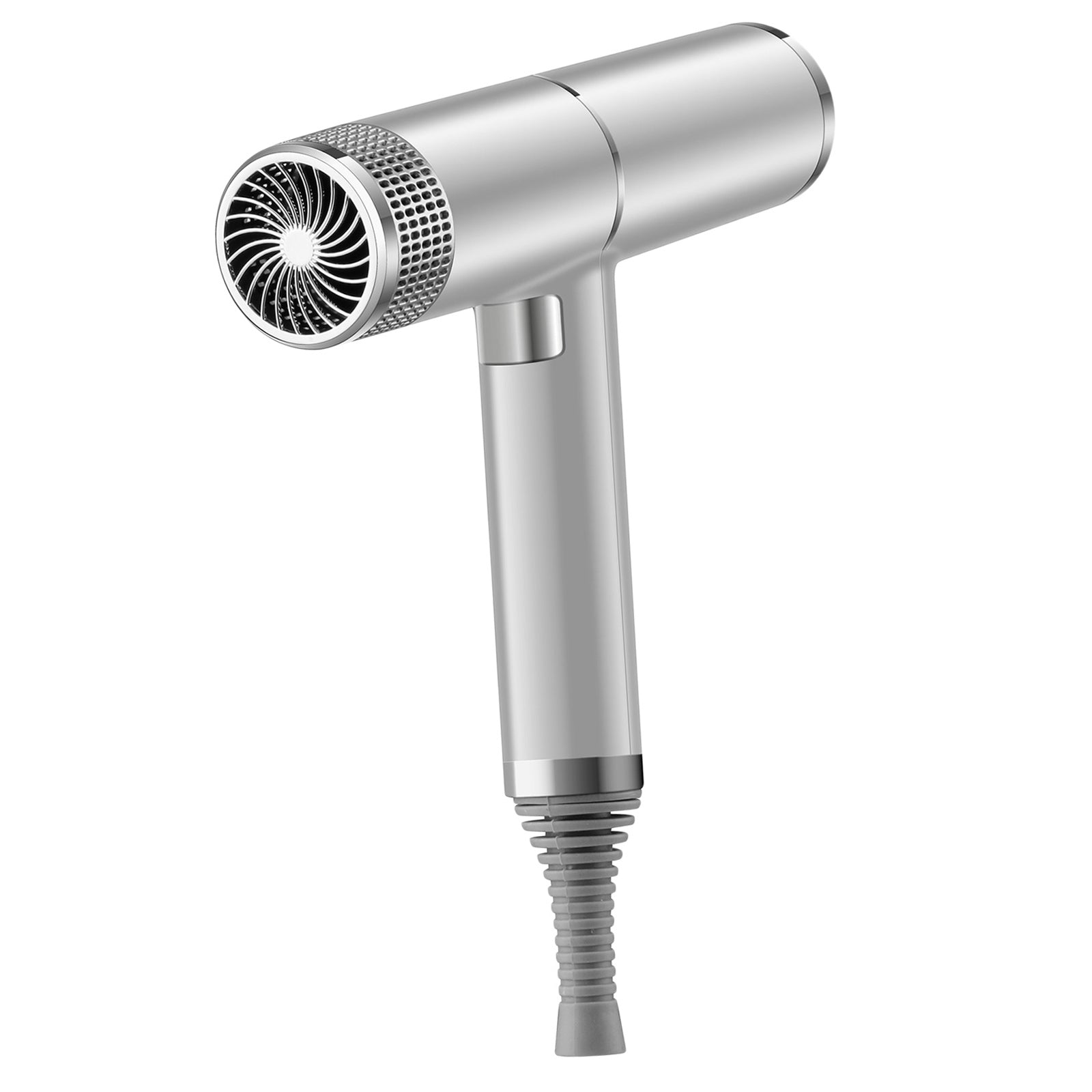 Professional Ionic Hair Dryer Hair Blower with Concentrator Diffuser Silver