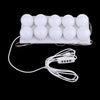 Vanity Hollywood Style LED Mirror Lights Bulbs Kit Lamp Cosmetic 10 Bulbs