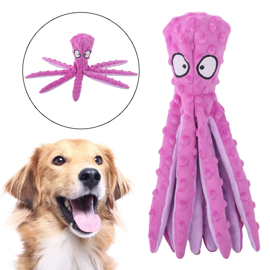 Soft Stuffed Plush No Stuffing Dog Toys for Small Dogs and Playing Outdoor purple