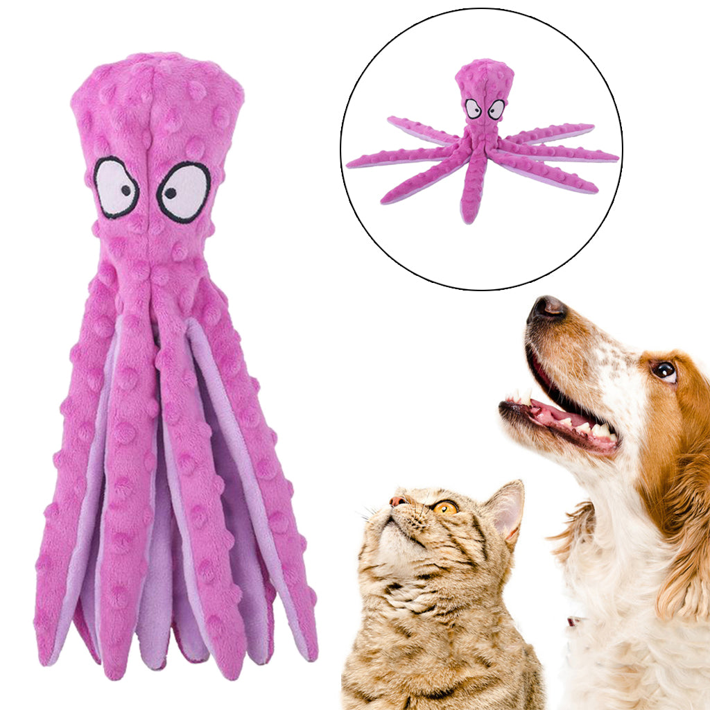 Soft Stuffed Plush No Stuffing Dog Toys for Small Dogs and Playing Outdoor purple