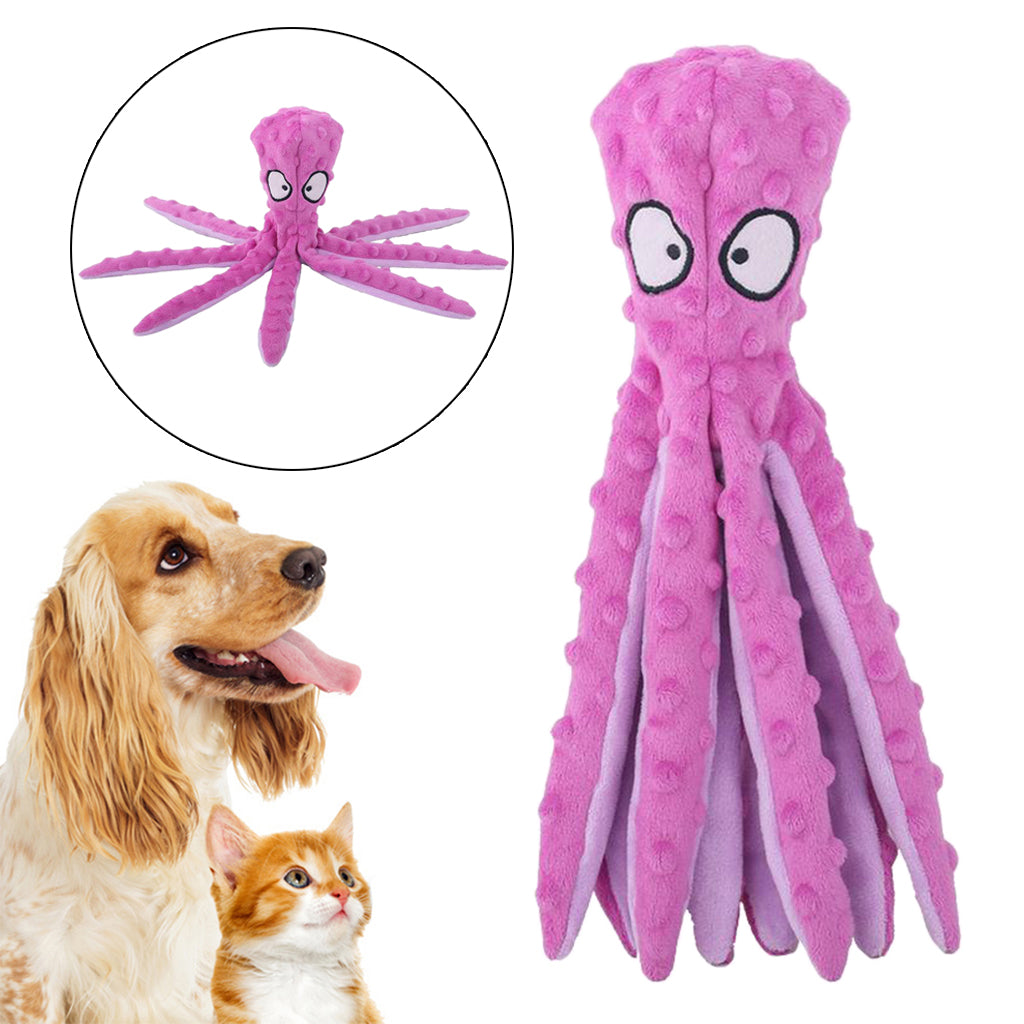 Soft Stuffed Plush No Stuffing Dog Toys for Small Dogs and Playing Outdoor purple