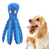 Soft Stuffed Plush No Stuffing Dog Toys for Small Dogs and Playing Outdoor blue