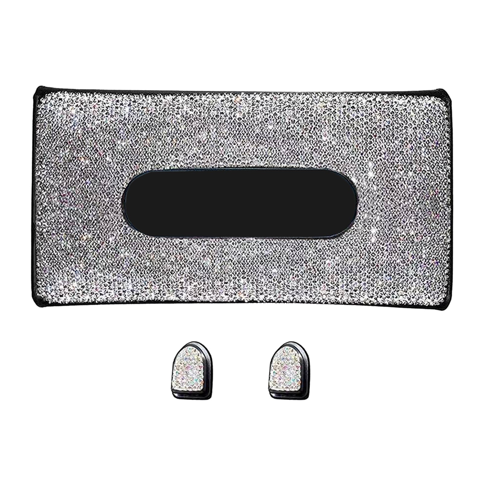 Sun Visor Napkin Holder Bling Car SUV Tissue Holder Tissue Case Storage Box