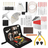 57 Pcs Guitar Tool Kit, Professional Guitar Repairing Maintenance Tool Kits