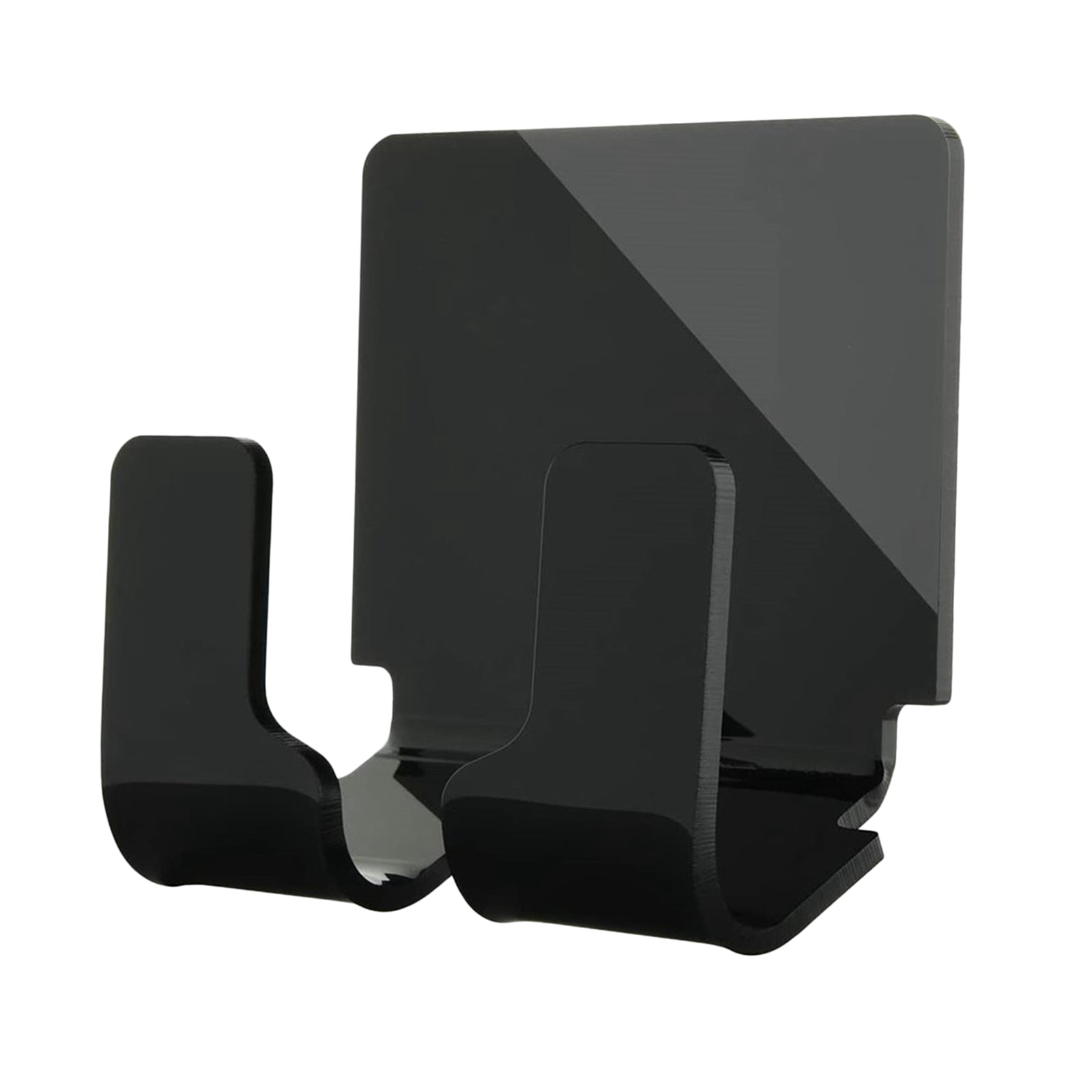 Durable Acrylic Phone Wall Charger Holder Remote Control Stand Bracket black