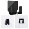 Durable Acrylic Phone Wall Charger Holder Remote Control Stand Bracket black