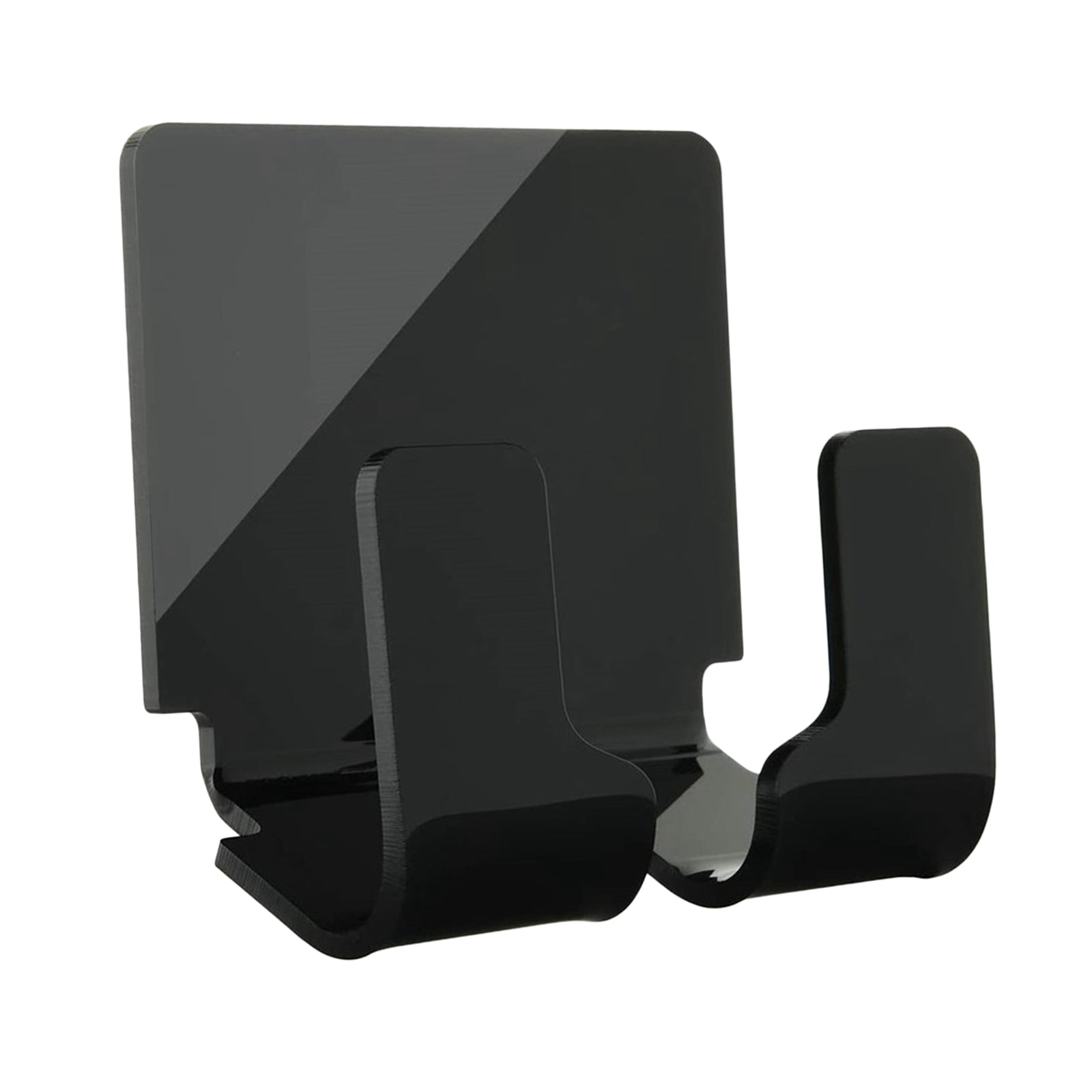 Durable Acrylic Phone Wall Charger Holder Remote Control Stand Bracket black