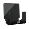 Durable Acrylic Phone Wall Charger Holder Remote Control Stand Bracket black