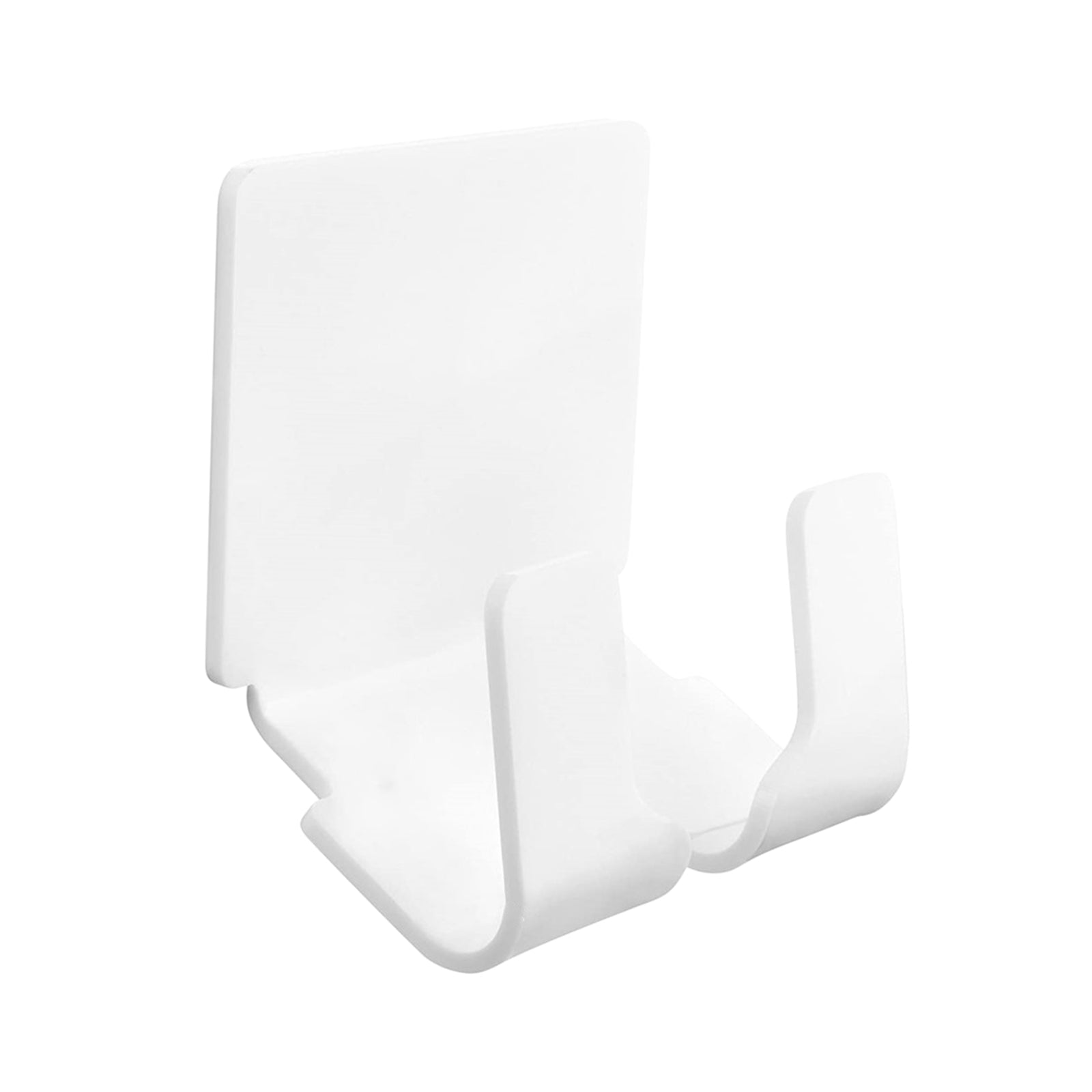 Durable Acrylic Phone Wall Charger Holder Remote Control Stand Bracket white