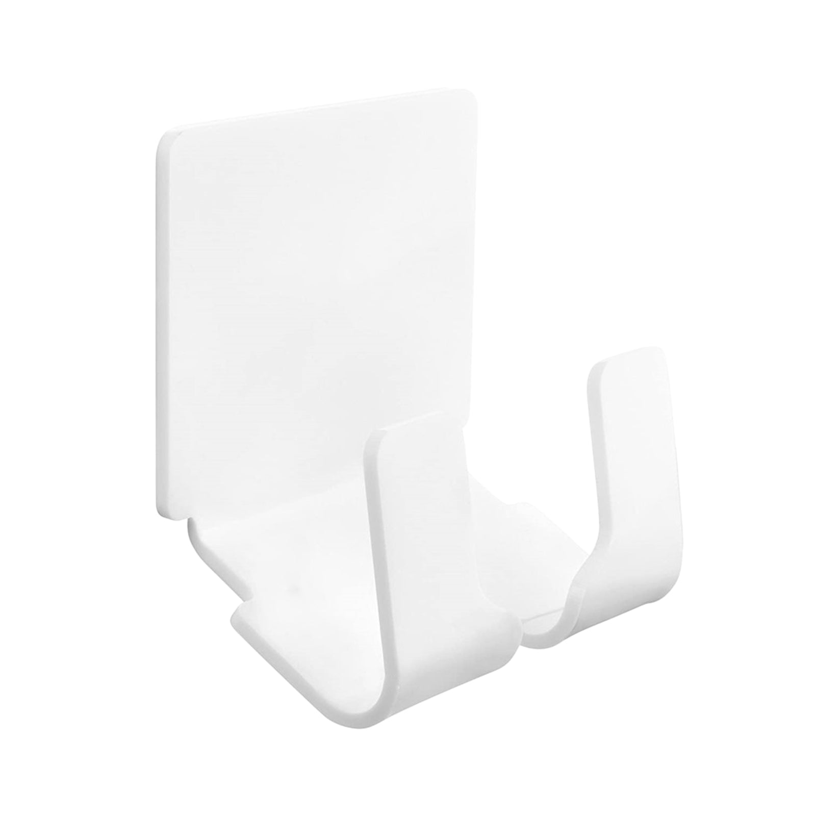 Durable Acrylic Phone Wall Charger Holder Remote Control Stand Bracket white