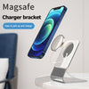 Magnetic Aluminum Desk Stand Holder for MagSafe Wireless Charger Grey