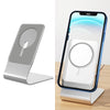 Magnetic Aluminum Desk Stand Holder for MagSafe Wireless Charger Grey