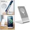 Magnetic Aluminum Desk Stand Holder for MagSafe Wireless Charger Grey