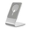 Magnetic Aluminum Desk Stand Holder for MagSafe Wireless Charger Grey