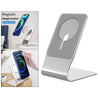 Magnetic Aluminum Desk Stand Holder for MagSafe Wireless Charger Grey