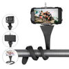 Phone Holder Flexible Twistable Arm Camera Monopod Lazy Bracket Clip Black