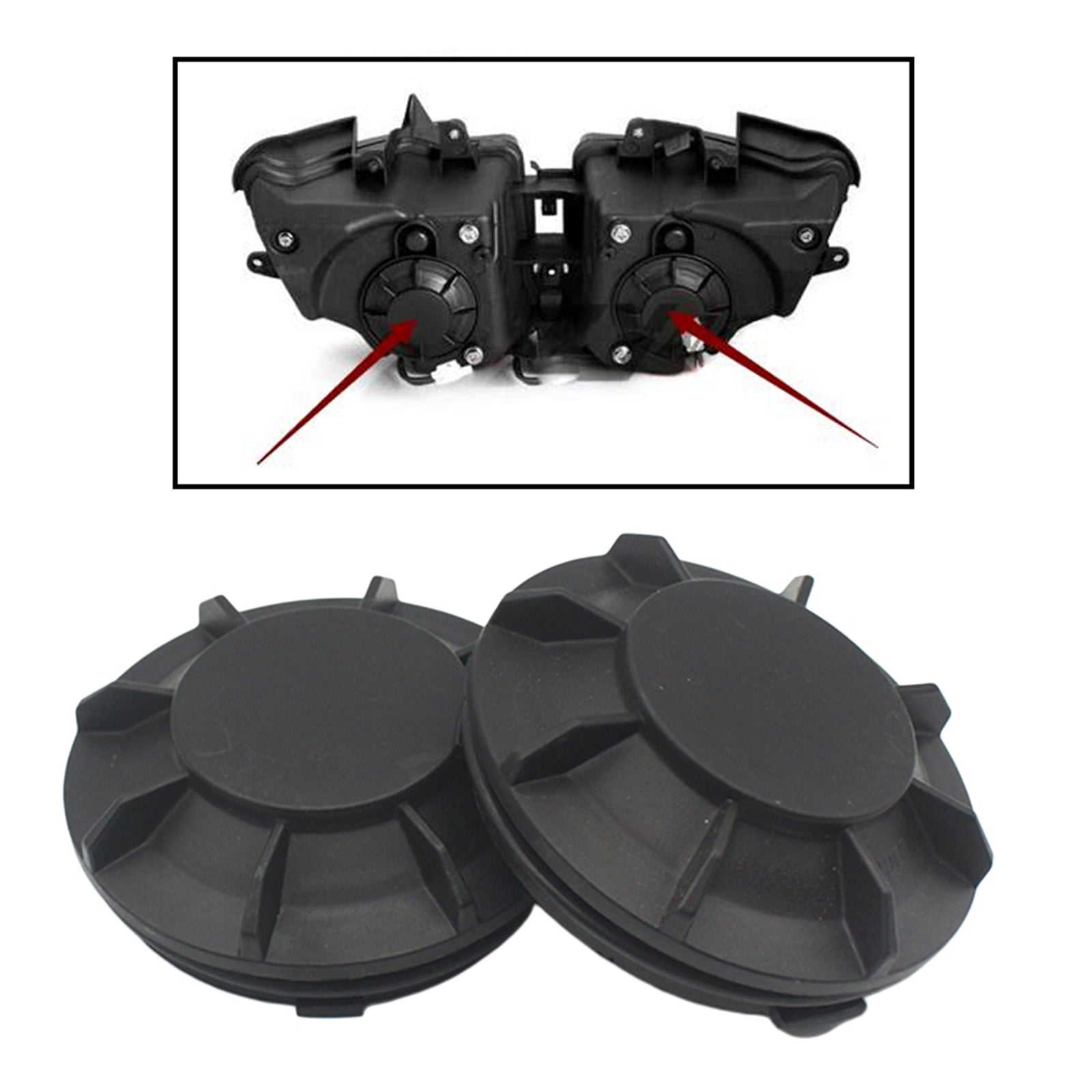 1Pair Motorcycle Headlight Rear Scooter Parts Cover For Honda CBR600RR F5