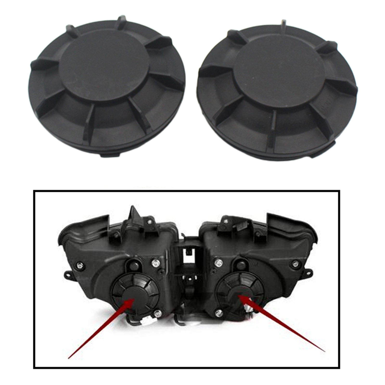 1Pair Motorcycle Headlight Rear Scooter Parts Cover For Honda CBR600RR F5