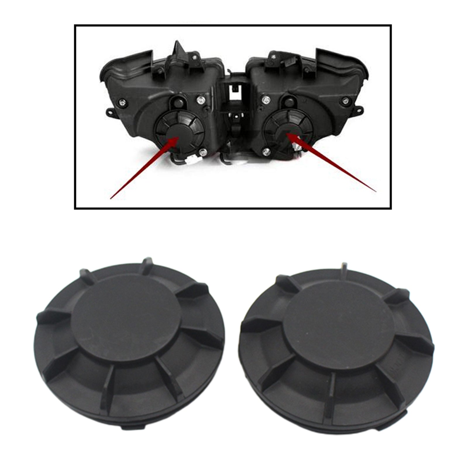 1Pair Motorcycle Headlight Rear Scooter Parts Cover For Honda CBR600RR F5