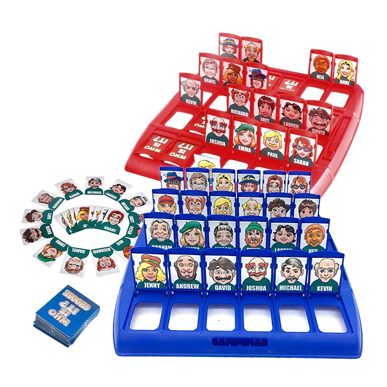 Portable Fun Tabletop Who Is It Board Game Kids Family School Travel Toy